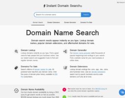 Instant Domain Search