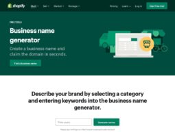 Shopify Business Name Generator